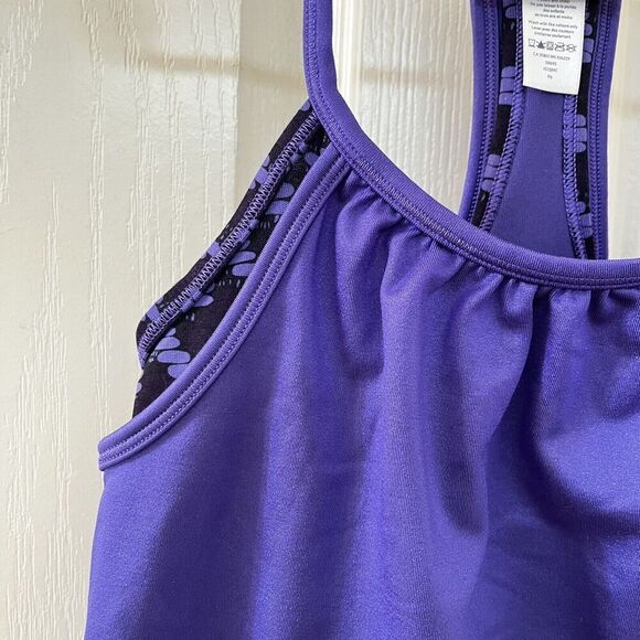 Ivivva by Lululemon Purple Double Dutch Tank Top Athletic Girls Size 4 - Picture 5 of 9